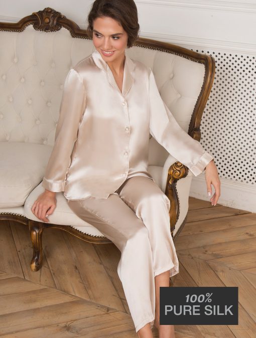 Lady Avenue silkepyjamas 25-80112 BlondeHuset