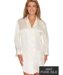 Lady Avenue silkenatskjorte 25-80221 BlondeHuset