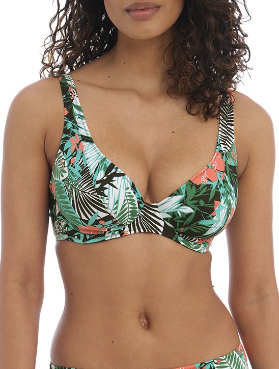 Honolua Bay multi bikini top • mønstret Freya - Blondehuset