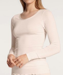 Calida TRUE CONFIDENCE bluse i uld/silke 15435 BlondeHuset