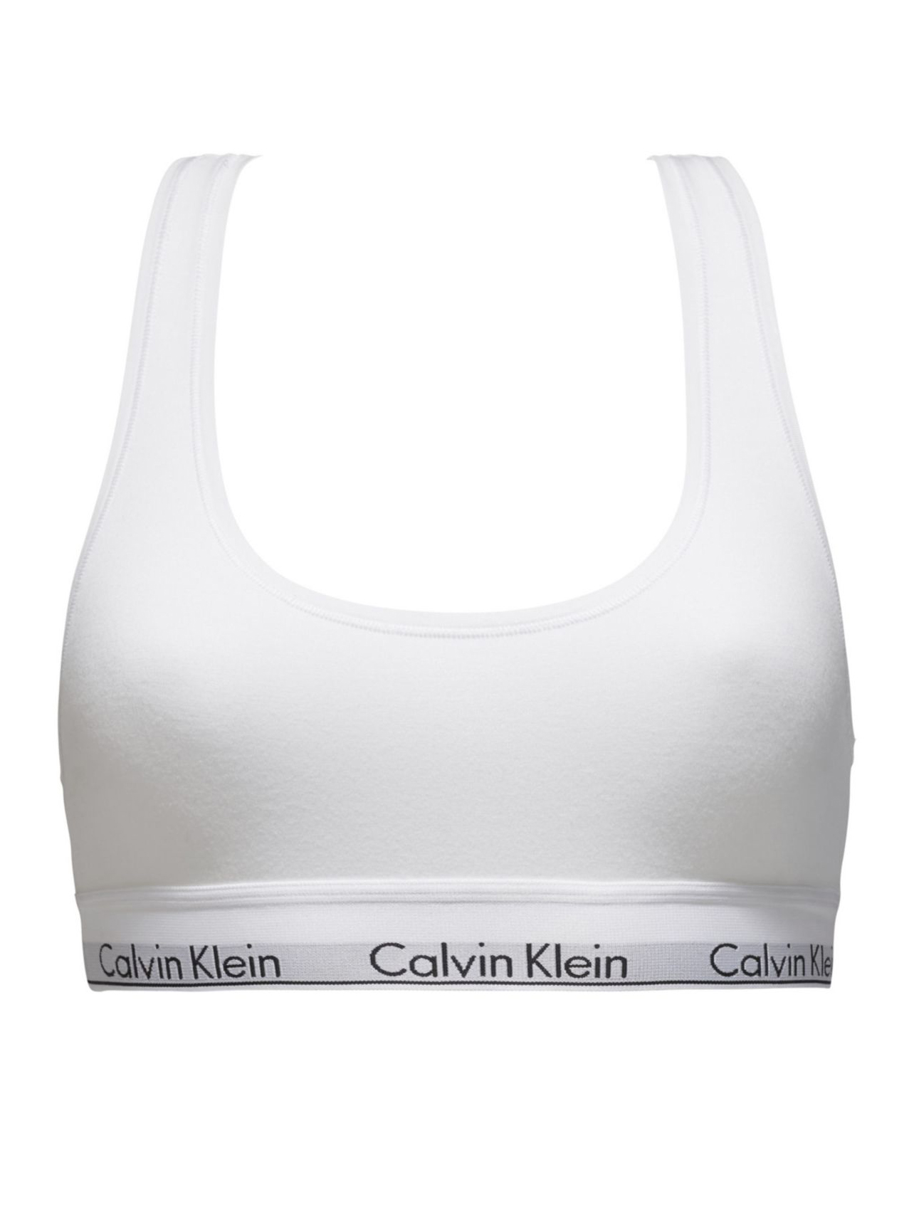 katastrofe Evaluering skat Modern cotton bralette • hvid - Calvin Klein - Blondehuset