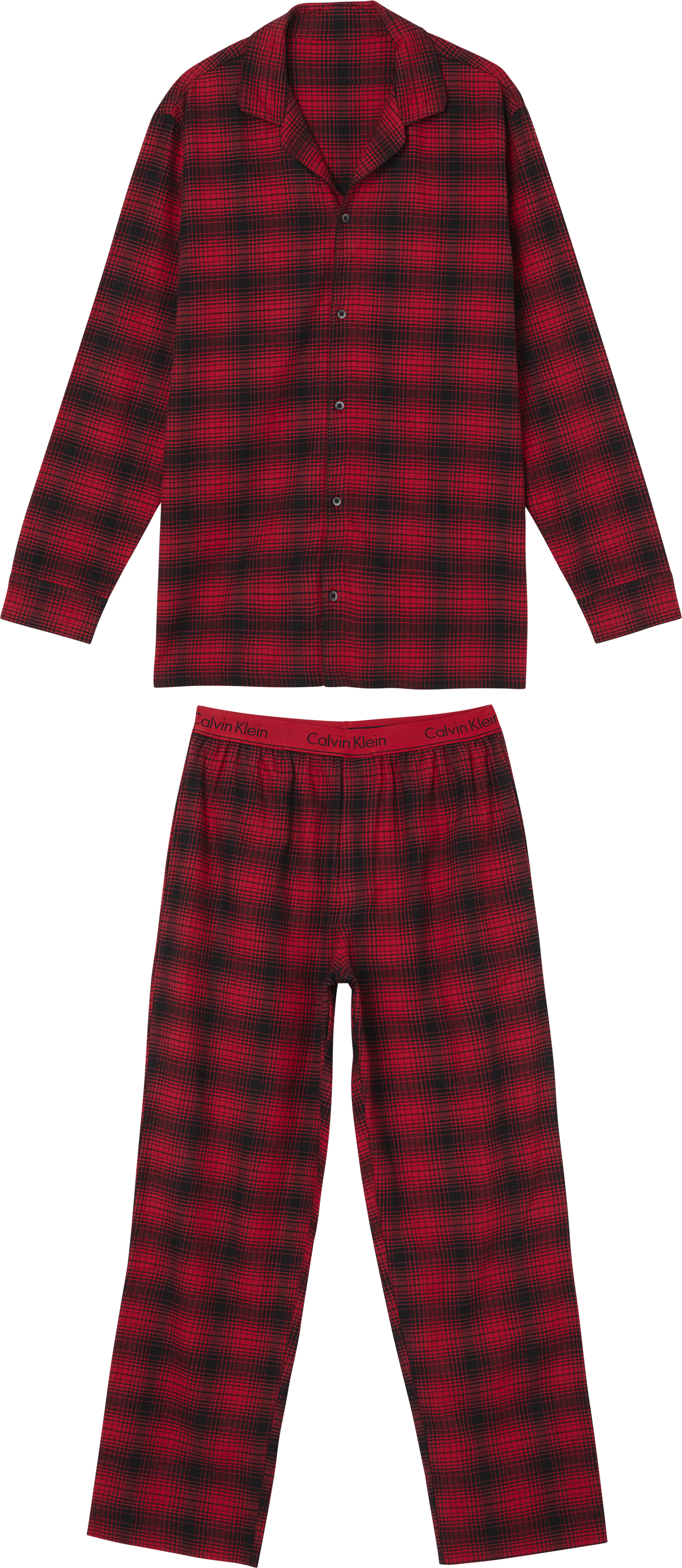 ornament koloni Betsy Trotwood Herre pyjamas • sort/rød - Calvin Klein - Blondehuset