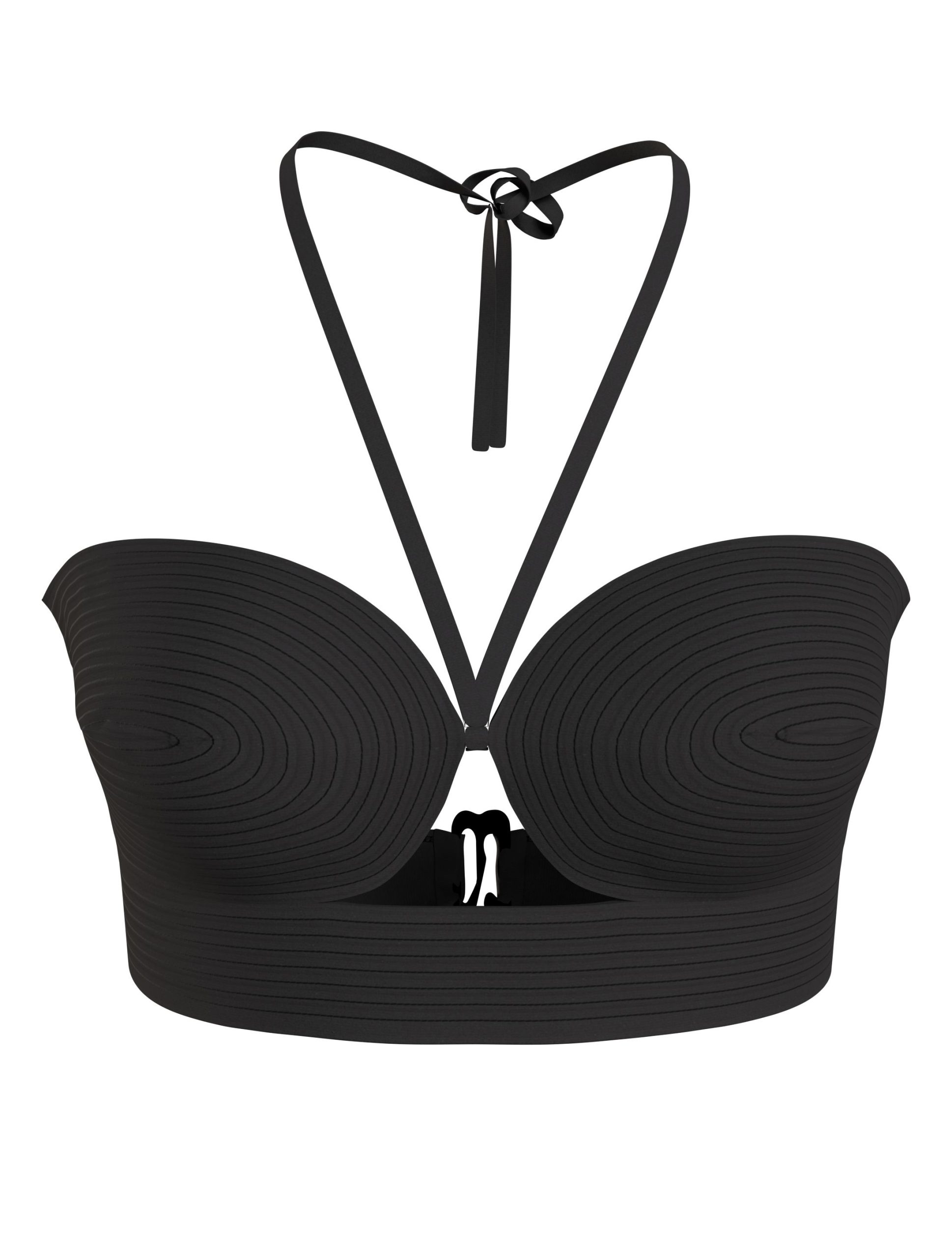 mus møde Sammenhængende Bralette bikini top • sort - Calvin Klein - Blondehuset