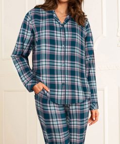 Lady Avenue Lady Avenue Bomuld flannels pyjamas 83-1287 BlondeHuset 83-1287 BlondeHuset