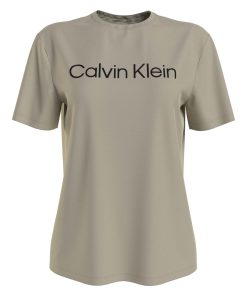 Calvin Klein Natbluse med korte ærmer 000QS6890E BlondeHuset
